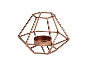 Beautiful <b>copper</b> Finished Modern Design Classic Selling Premium Portable Centerpiece Metal <b>Lantern</b> For Christmas Wedding - Product Image 1