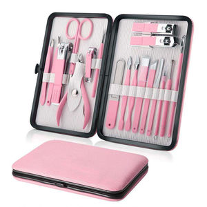 HARRAR GROUP COMPANIES – Kit de manucure et pédicure professionnel de luxe en acier inoxydable, 5-en-1, avec coupe-ongles pour femme - Product Image 4
