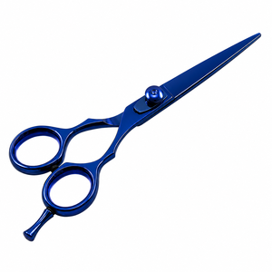 Ciseaux professionnels en acier inoxydable, lame droite, pointe acérée, poignée ronde, durables, pour adultes droitiers - Product Image 3