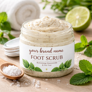Gommage Exfoliant Herbal en Gros pour les Pieds, Éliminateur de Peaux Mortes, Soin des Pieds Marque Privée pour Talons Fissurés, Traitement Pédicure Spa - Product Image 2