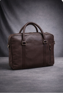 Sacoche pour ordinateur portable en cuir véritable imperméable, légère, style professionnel, pour homme, usage quotidien, sacoche pour tablette, vente chaude - Product Image 2