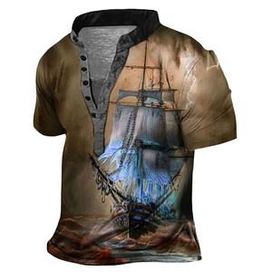 T-shirt Homme de Haute Qualité, Coupe Classique, Style Urbain, Hip Hop, Uni, Manches Courtes, Respirant, Écologique, pour l'Été - Product Image 2