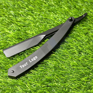 Navaja de Barbero Ecológica Personalizable con Hoja Reutilizable y Logotipo OEM para Corte de Barba - Product Image 6