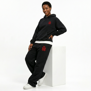 Ensemble de survêtement décontracté pour femme : sweat à capuche oversize et pantalon de jogging ample 2 pièces style streetwear - Product Image 3