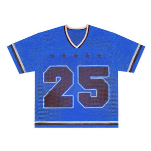 Camisetas Personalizadas con Serigrafía, Camisetas Holgadas de Malla, Ropa Deportiva de Fútbol, Baloncesto, Camisetas para Hombre - Product Image 3