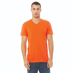 เสื้อยืดคอกลมแบบยูนิเซ็กซ์สีส้ม OEM แบบกำหนดเอง - ผ้าฝ้าย Airlume 100%, น้ำหนัก 4.2 ออนซ์, 32 เส้นด้ายเดี่ยว - Product Image 1