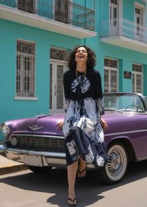 Stylish Rayon Long Dress Weekend Outings Ladies Rayon Fashion Dress - Product Image 5
