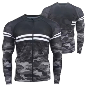 เสื้อยืดแขนยาวรัดรูปผู้ชาย สำหรับฟิตเนสและเพาะกาย - Product Image 3