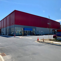 Structure métallique préfabriquée en H pour atelier d'usine ou bâtiment préfabriqué