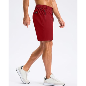 Shorts de golf et de travail décontractés pour hommes, imperméables, respirants, légers, à séchage rapide, avec fermeture boutonnée et 3 poches zippées - Product Image 2