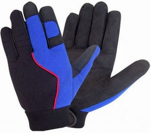 Nuevos guantes de protección elásticos transpirables Guantes de herramientas mecánicas Guantes de cuero antideslizantes resistentes al desgaste de Pakistán - Product Image 5