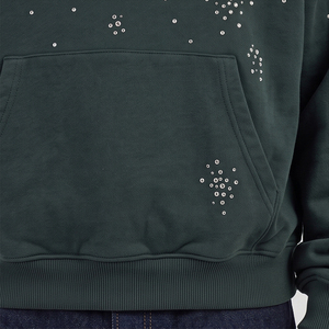 Sudadera con Capucha para Hombre, Estilo Acid Wash, con Pedrería y Gráficos de Cristal, Estilo Urbano, Colección de Ropa Personalizada - Product Image 5