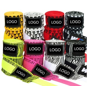 Vendas de Boxeo de Última Tendencia: Las Mejores Vendas Elásticas, Transpirables y Duraderas con Cierre de Gancho y Bucle, Impresión de Logotipo Personalizado, Tamaños Personalizados - Product Image 3