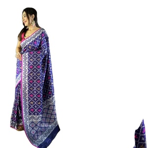 Sari de Seda Tejido a Mano de Bengala Occidental, Suave y Ligero, con Tejido Zari, Ropa India y Pakistaní de Alta Calidad para Mujer, Moderno y Elegante para Fiestas - Product Image 1