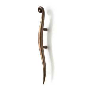 Modern Matt Bronze Interior <b>Door</b> Lever <b>Handle</b> Set Zinc Alloy Minimalist Room Lock Hardware Rosette Lever <b>Pull</b> - Product Image 3