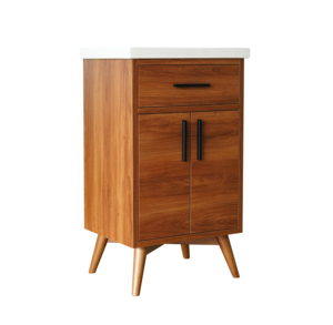 Muebles JY, Fábrica en Vietnam, Muebles de Baño Modernos Personalizados de Madera MDF Estilo Europeo, Elegante Gabinete de Madera con Espejo para el Hogar - Product Image 5