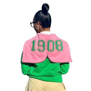 Sudadera con Capucha Unisex AKA Pink Prep, Color Verde y Rosa, Sudadera con Capucha de Forro Polar Premium, Ropa Deportiva Informal - Product Image 2