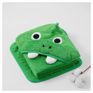 Serviette à capuche pour bébé en bambou, douce, ultra absorbante, serviettes de bain pour nouveau-nés, fabrication sur mesure, vente en gros - Product Image 1