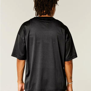 เสื้อเจอร์ซีย์อเมริกันฟุตบอลทรงโอเวอร์ไซส์สำหรับผู้ชาย ปี 2026 ลายพิมพ์เสือดาว หมายเลขพิมพ์แบบเรโทร คุณภาพสูง ผ้าตาข่าย แบบสั่งทำตามเทรนด์ - Product Image 3