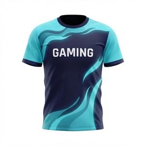 Maillot de jeu électronique personnalisé, sublimation, uniforme d'équipe d'e-sport, manches courtes, léger, respirant, vêtements de tournoi - Product Image 1