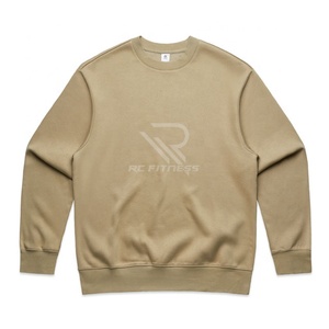 Custom logo High Quality Workout Cotton Oversized Men Plain Sports Gym Crewneck Sweatshirt - Product Image 1