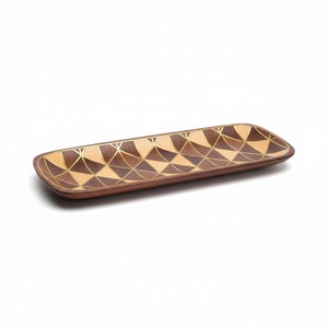 Designer Wooden Serving Tray With Oval Shape for Home Hotel and Restaurants Food Serving Trays Handmade Customized - Product Image 3