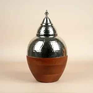 Sucrier moderne de qualité supérieure avec couvercle en bois naturel pour la maison, l'hôtel et le café, disponible à un prix compétitif - Product Image 1