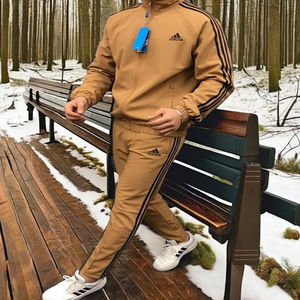 Chándal Ecológico para Hombre, Diseño 2 en 1, Estilo Vintage, Elegante, para Deportes de Invierno, Gimnasio y Running - Product Image 1