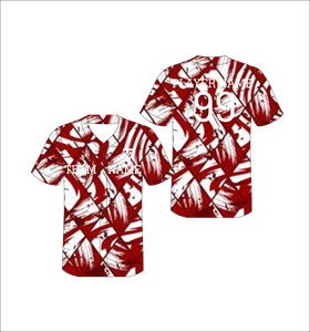 Camiseta de Béisbol Sublimada Personalizada, Cuello en V, Manga Corta, Unisex, Adulto, Secado Rápido, Poliéster, Nombre del Equipo, Jugador 99, Diseño a Rayas - Product Image 6