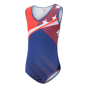 Justaucorps de danse personnalisés pour enfants, imprimés par sublimation, tenues d'entraînement de gymnastique pour filles en spandex extensible et polyester - Product Image 4