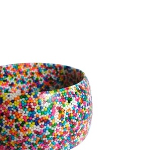 Joyería hecha a mano resina acrílico pulsera brazalete exagerado deslumbrante Multicolor ancho Irregular cuadrado acrílico pulseras para - Product Image 5