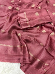 Sari KANCHI Reversible de Seda Tradicional con Tejido ZARI para Mujer - Ideal para Bodas, Fiestas y Diwali, para Todas las Estaciones, Largo hasta el Suelo - Product Image 6
