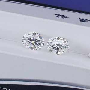 Diamants écologiques cultivés en laboratoire, tailles 12 mm et 8 mm, 3 carats, taille ovale brillante, clarté VVS1, couleur D, certifiés IGI - Product Image 2