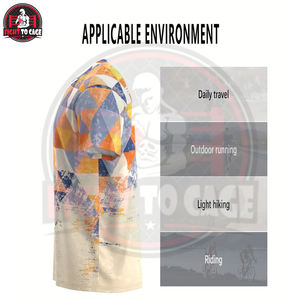 Camiseta Deportiva para Hombre, con Estampado Gráfico, Protección Solar, Manga Corta, Transpirable, Corte Regular, Cuello Redondo, Ecológica - Product Image 4