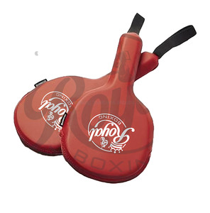 Pagaie de frappe en cuir PU avec sangles en nylon, outil d'entraînement de force à prise ferme pour le MMA et les arts martiaux, produit de boxe - Product Image 1