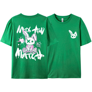 Custom <b>Logo</b> T-Shirt Premium Cotton Fabric Soft Comfortable Breathable Daily Wear OEM ODM Manufacturer - Product Image 2
