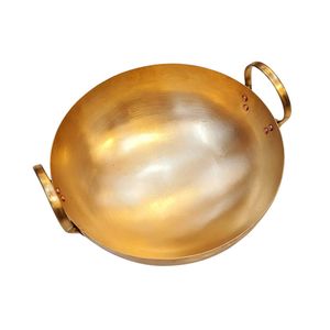หมายเลข12กระทะทองเหลืองกระทะค้อนทำจากไทยที่ดีที่สุดสำหรับการทำของหวานใช้ที่ดีที่สุดในโรงแรมและร้านอาหาร - Product Image 2