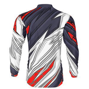 Top Quality Wholesale Price Best Selling OEM Service Long Sleeve Custom Sublimation Racing Mesh Motocross Jersey for Men - Product Image 4