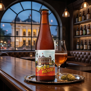 Bière artisanale premium Opera House, 330 ml, bouteille en verre ambré, bière pasteurisée - Product Image 4