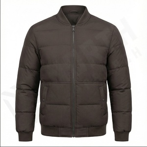 Veste bouffante à manches longues pour hommes de haute qualité pour l'hiver manteau à bulles extérieur à prix raisonnable avec canard de décoration de broderie - Product Image 1