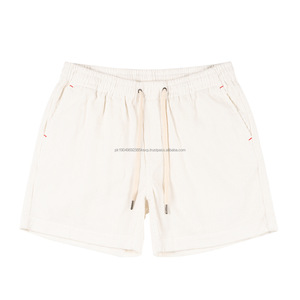 Pana transpirable algodón pesado cordón cintura elástica correr entrenamiento gimnasio pantalones cortos bolsillos verano playa hombres pantalones cortos atléticos - Product Image 3