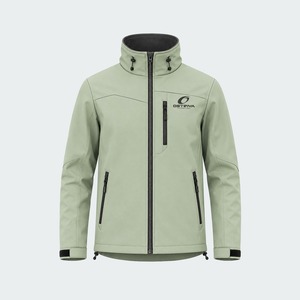 Chaqueta Softshell Transpirable de Alta Calidad para Hombre, Cierre de Cremallera Impermeable, Ligera, Precio Razonable, Chaqueta de Venta Caliente - Product Image 3