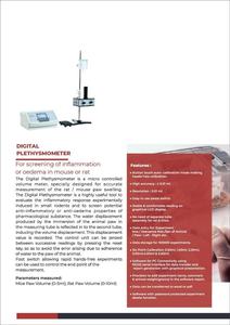 Pletrismoómetro de Laboratorio, Dispositivo Digital para Medir el Volumen de la Pata en Animales Pequeños, Pruebas de Inflamación - Product Image 5