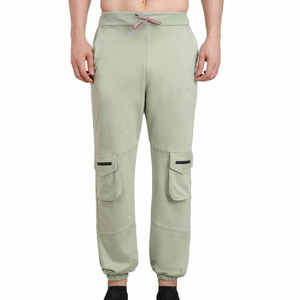 <b>Men</b> Cargo Pants Casual Streetwear Utility Trousers Multi Pocket Durable Fabric Comfortable Outdoor Daily Use - Product Image 1