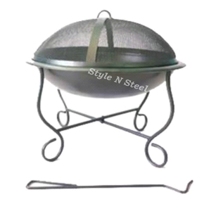 Brasero Moderno de Hierro con Pintura Resistente al Calor, Diseño Independiente, Calentador Exterior para Leña/Carbón - Product Image 2