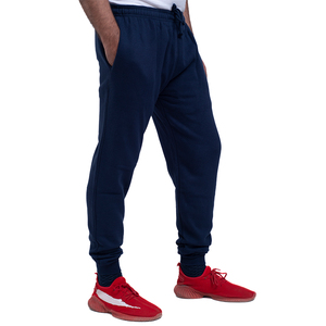 High Quality Men's 100% Cotton Straight Casual <b>Trouser</b> <b>Elastic</b> <b>Waist</b> Breathable Eco-Friendly Quick Dry Autumn Midweight Knitted - Product Image 4