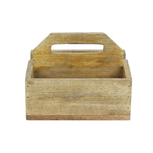 Soporte de Madera Roja para Cucharas, Organizador de Cubiertos de Madera, Precio de Fábrica, de la India - Product Image 2