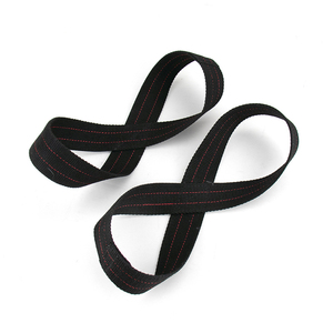 Figure 8 Cotton <b>Lifting</b> <b>Straps</b> Cuffs-Adjustable Lightweight Breathable Slight Stretch High-quality Customizable Figure 8 <b>Strap</b> - Product Image 4