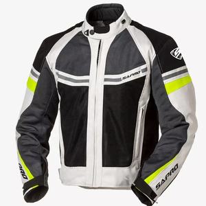 Veste de moto d'été pour hommes avec doublure imperméable détachable Panneaux en maille respirante approuvés CE - Product Image 1