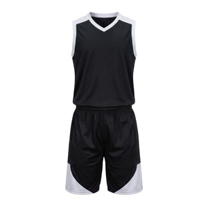 Tenue de basketball sublimée, maillot de basketball respirant à séchage rapide en mesh pour hommes, enfants et jeunes, uniforme de basketball entièrement imprimé - Product Image 2